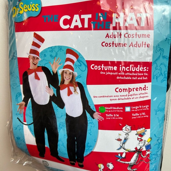 Cat in the hat Dr. Seuss Costume - Picture 8 of 11